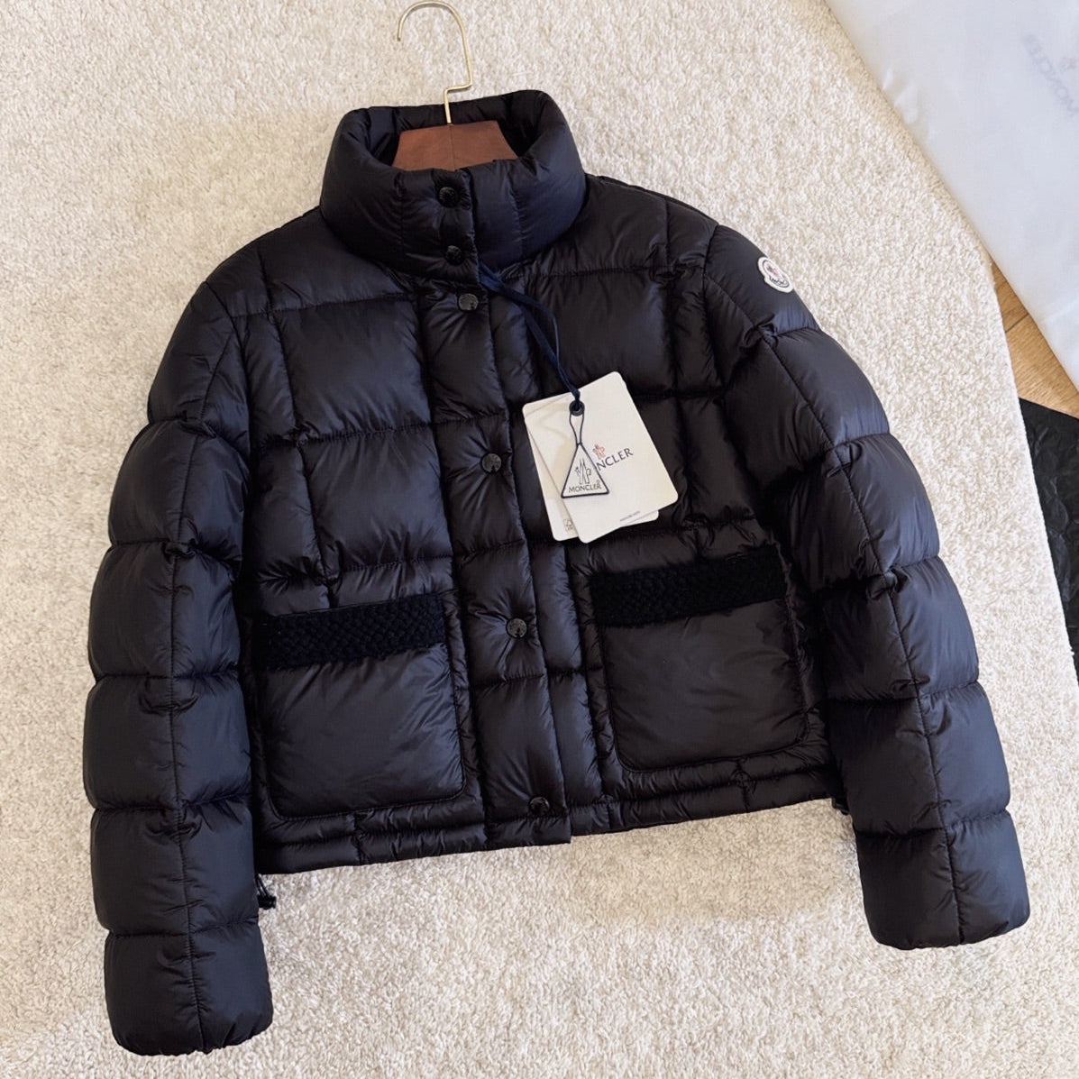 Moncler 2025 Jarcieu Jacket Black Nylon Down