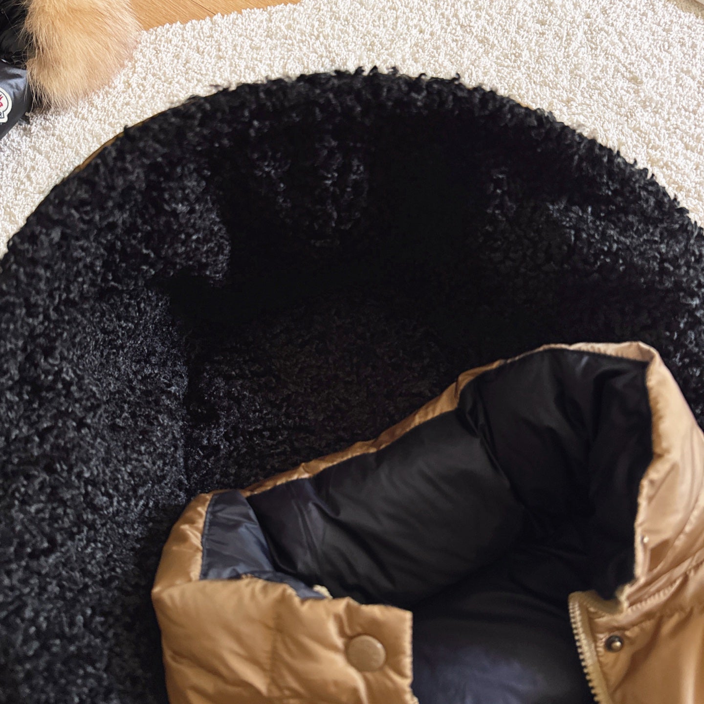 Moncler 2025 Castelnou Jacket Brown Wool Down