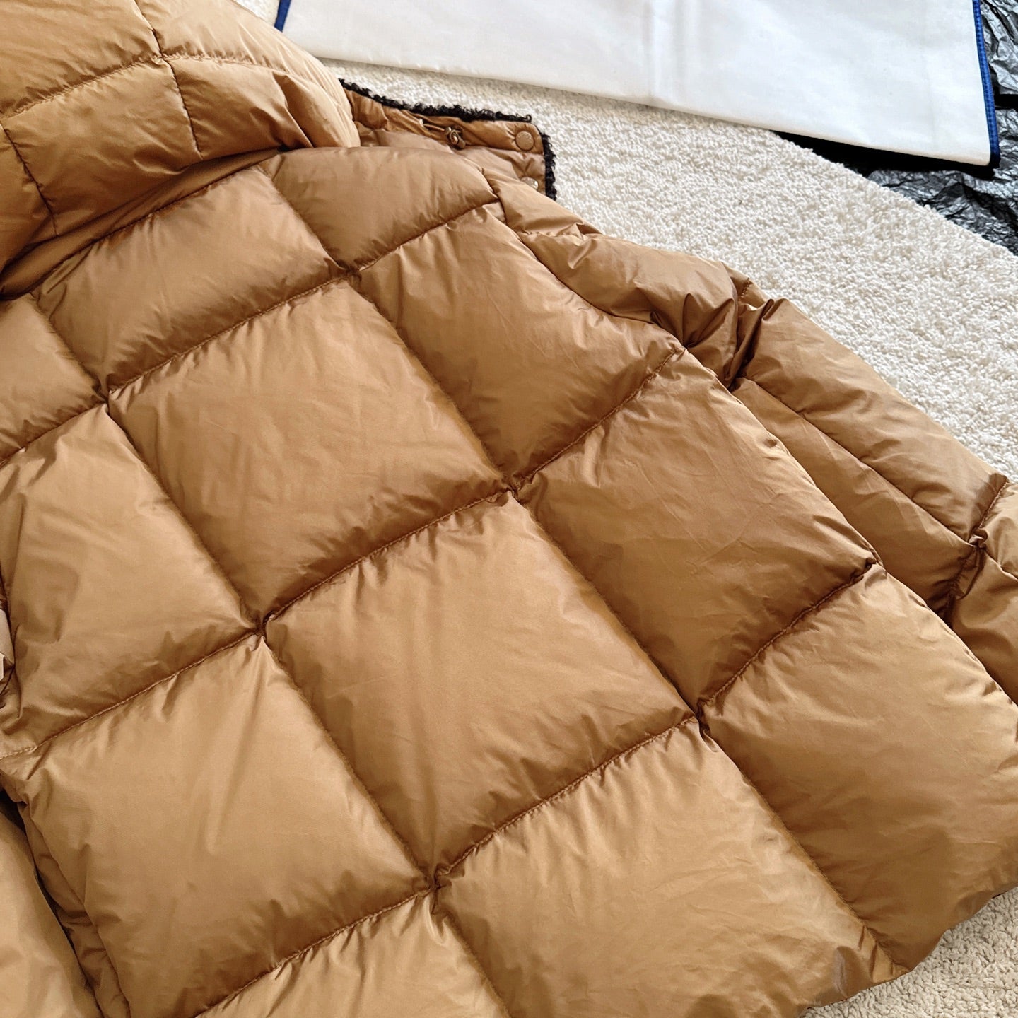 Moncler 2025 Castelnou Jacket Brown Wool Down