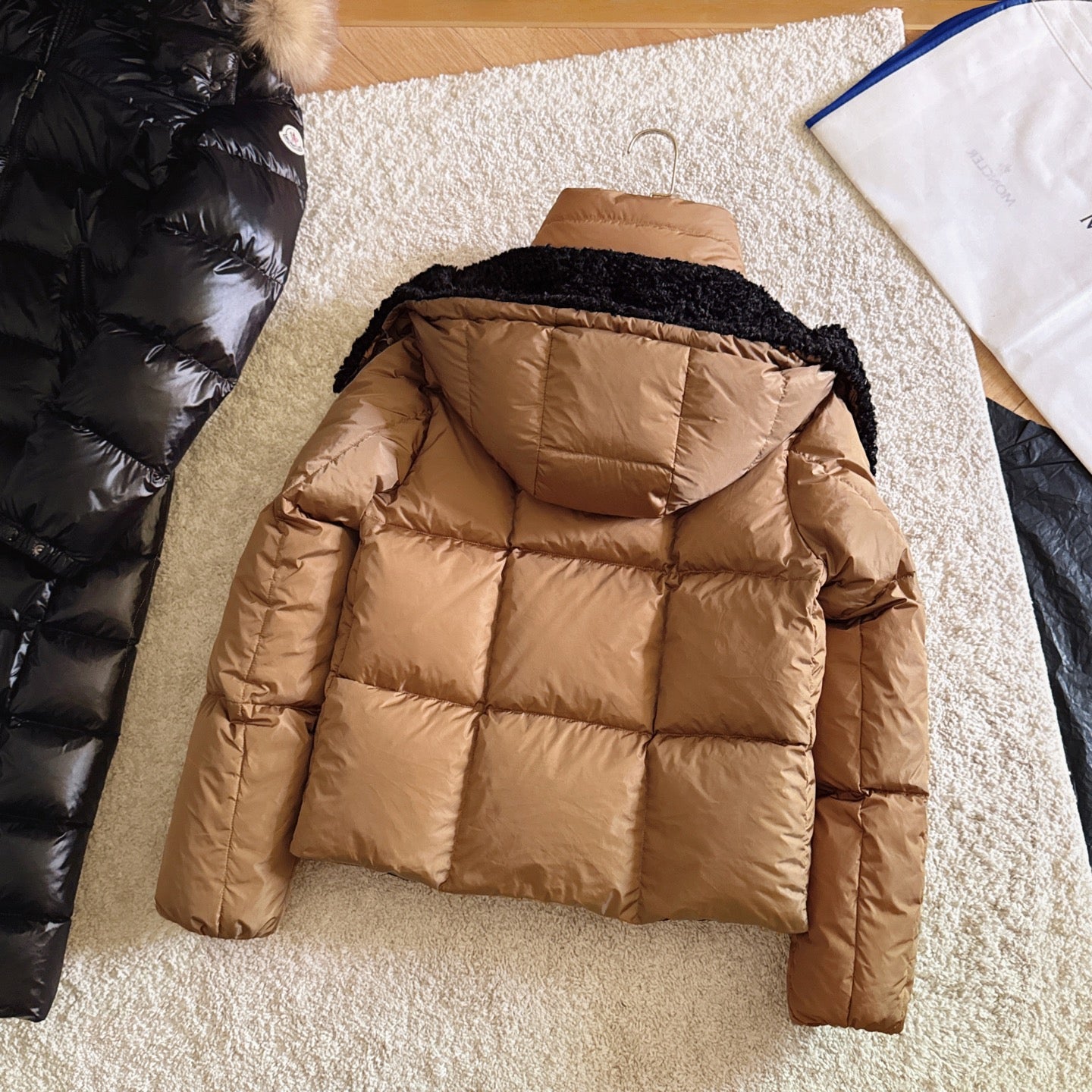 Moncler 2025 Castelnou Jacket Brown Wool Down