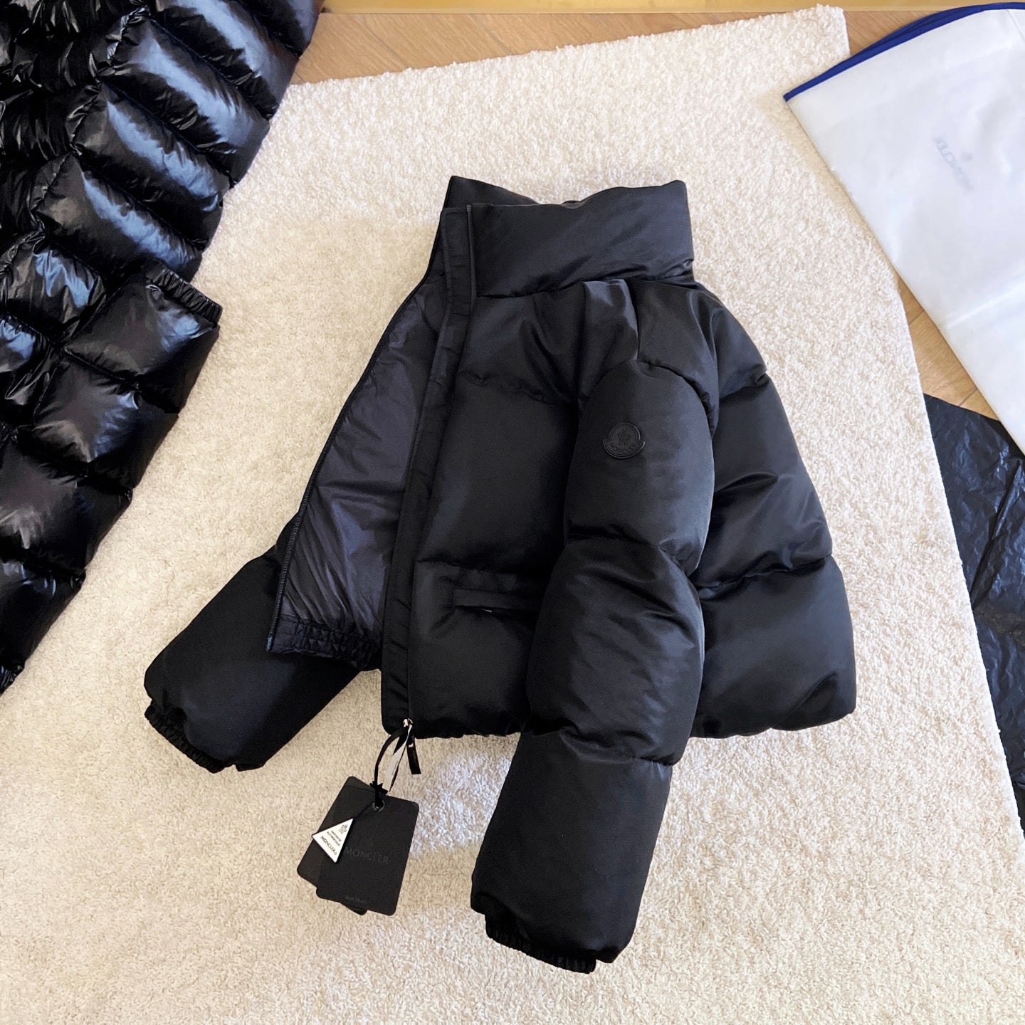 Moncler 2025 Vissec Jacket Black Nylon Down
