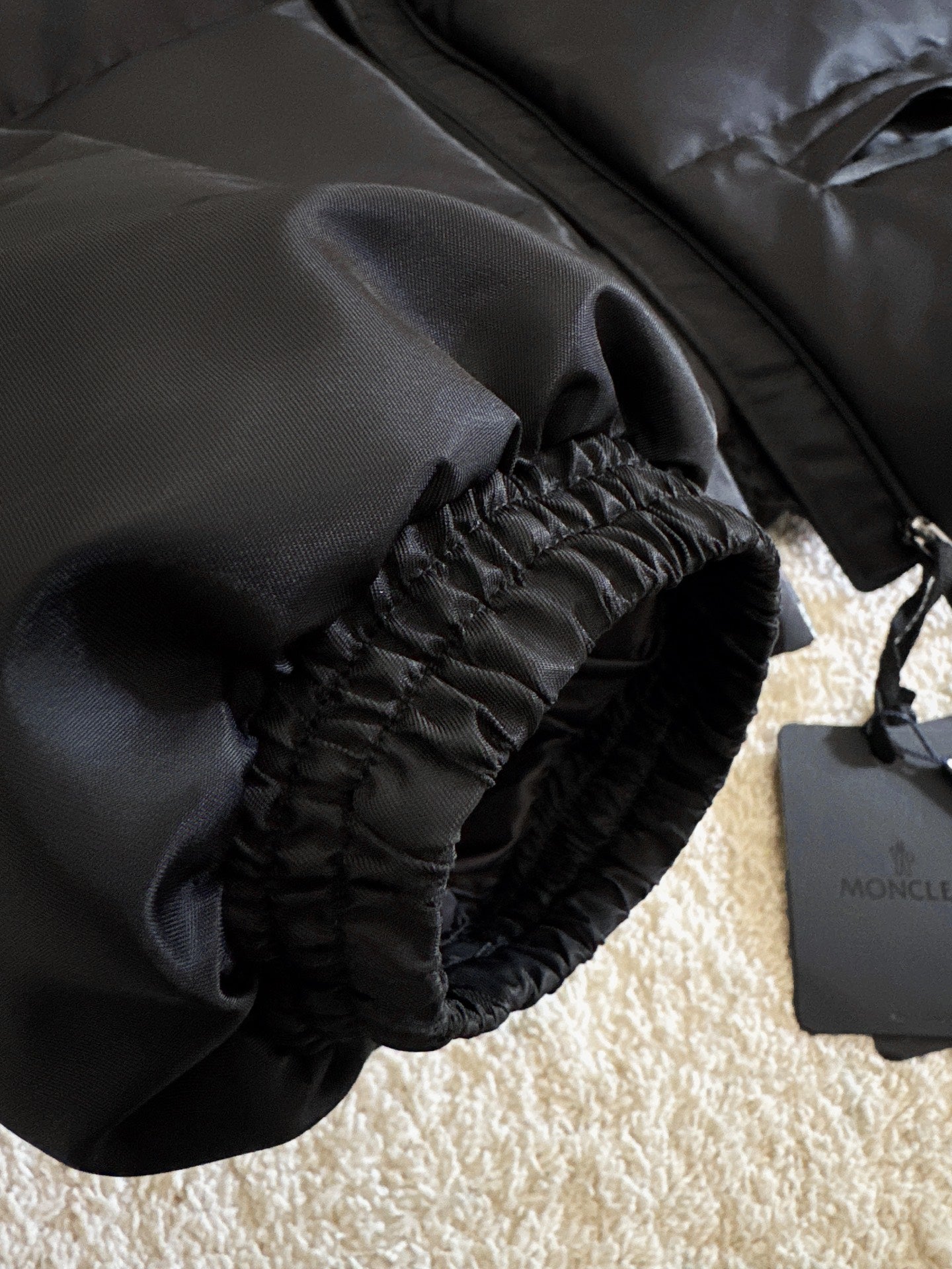 Moncler 2025 Vissec Jacket Black Nylon Down