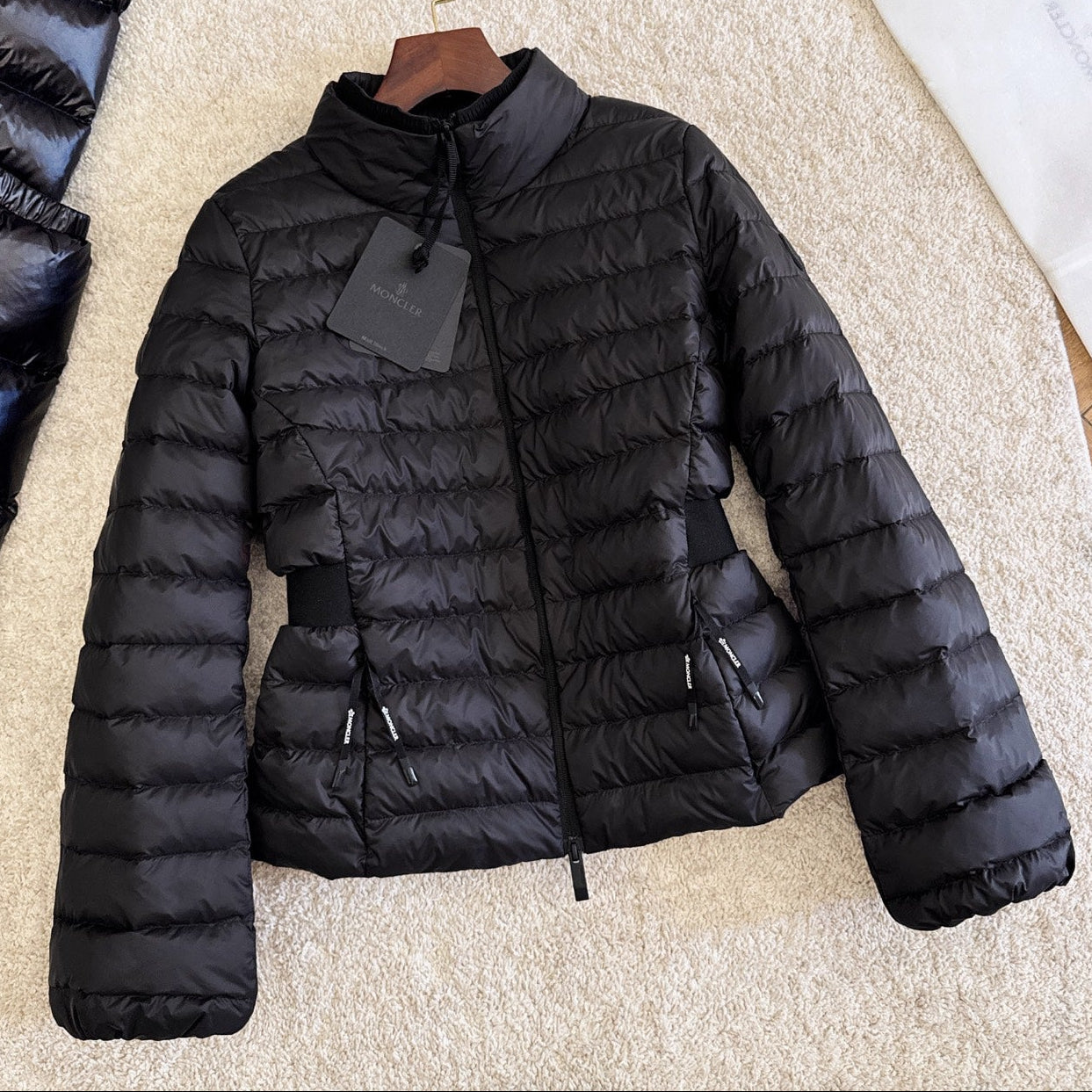 Moncler 2025 Verrerie Quilted Jacket Black Nylon Down