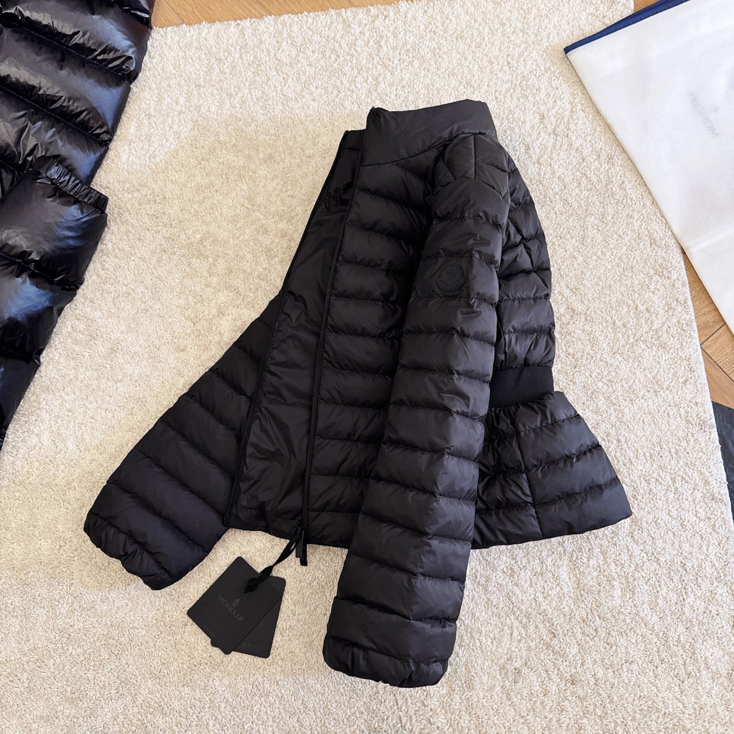 Moncler 2025 Verrerie Quilted Jacket Black Nylon Down