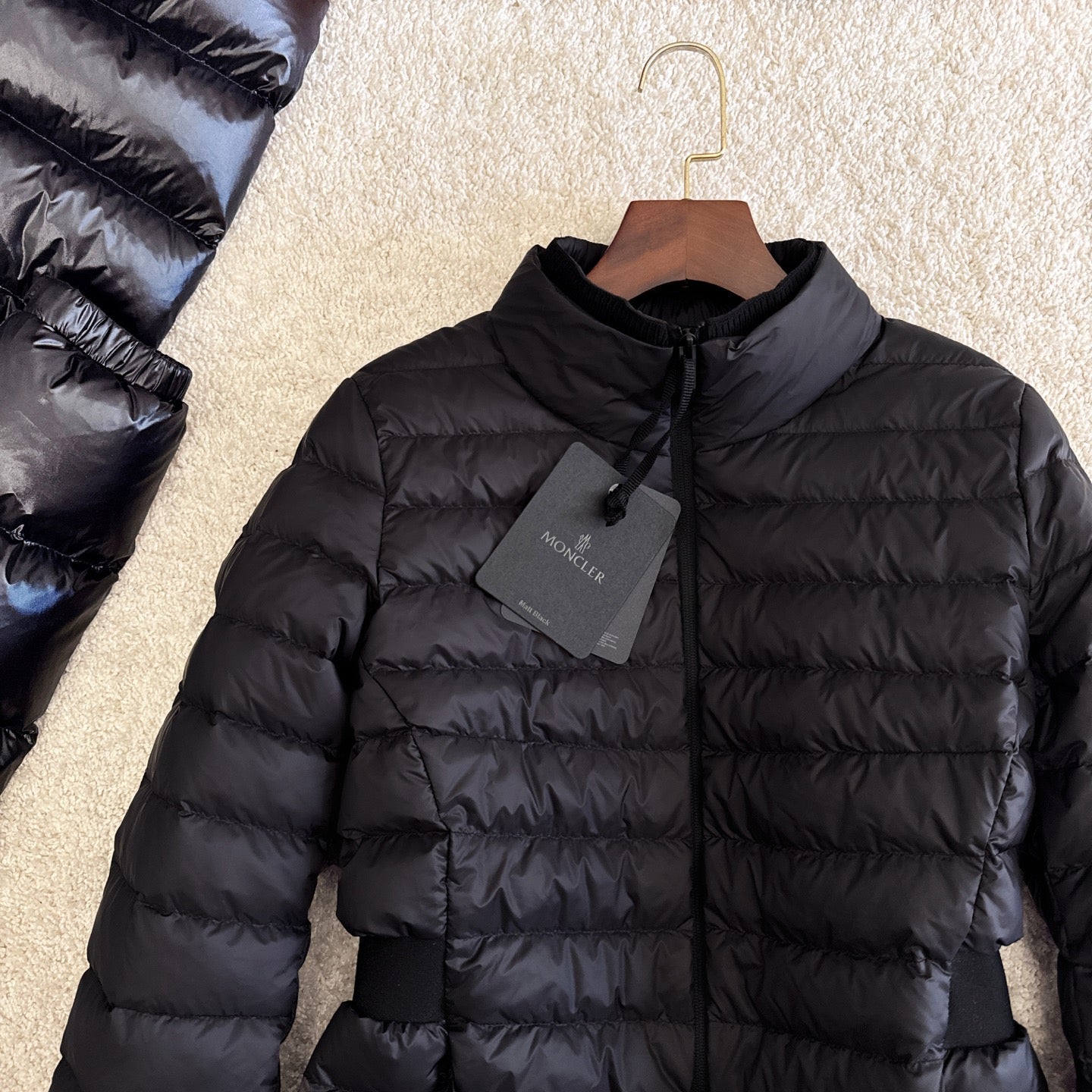 Moncler 2025 Verrerie Quilted Jacket Black Nylon Down