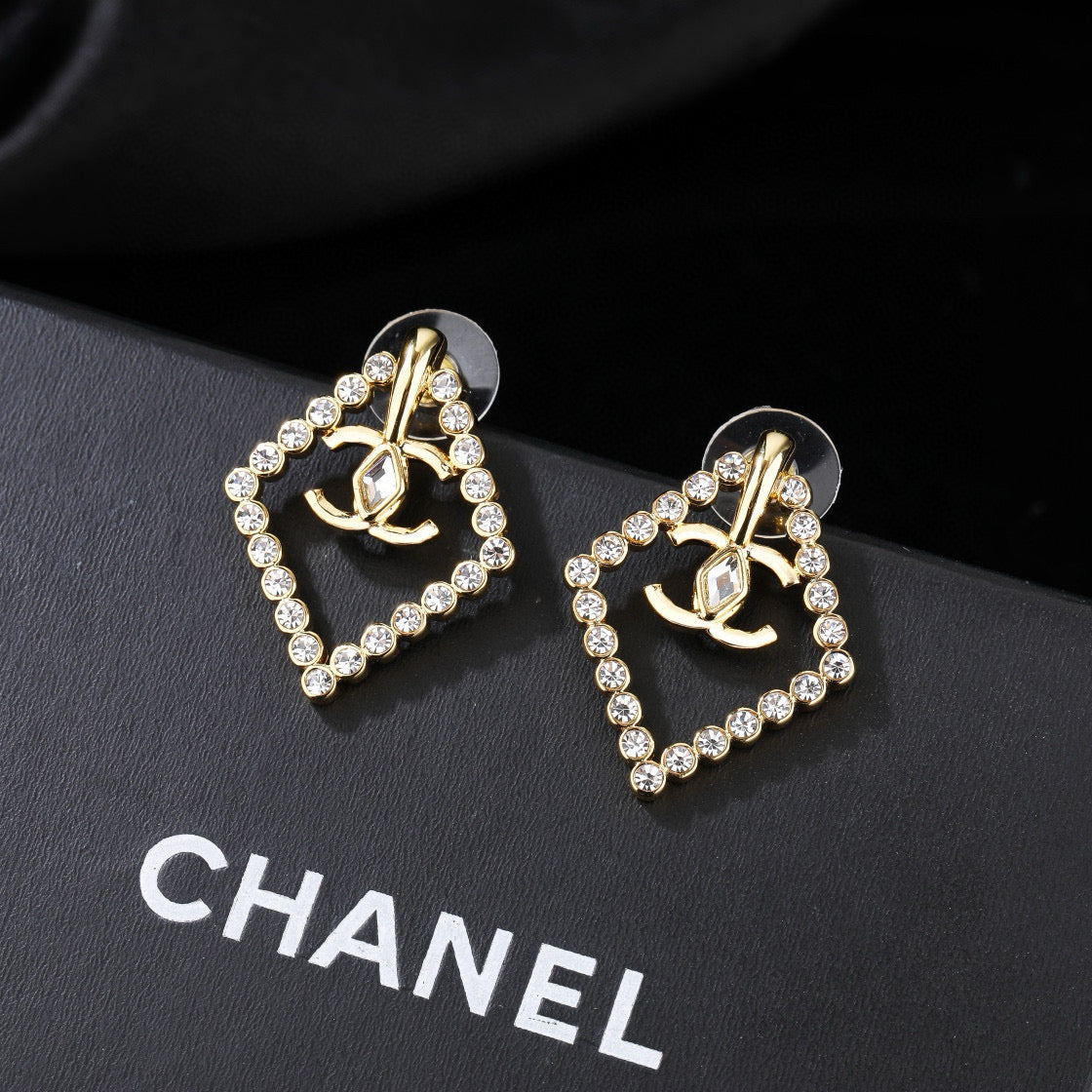 CC Mini Gorgeous Gold Diamond Earring