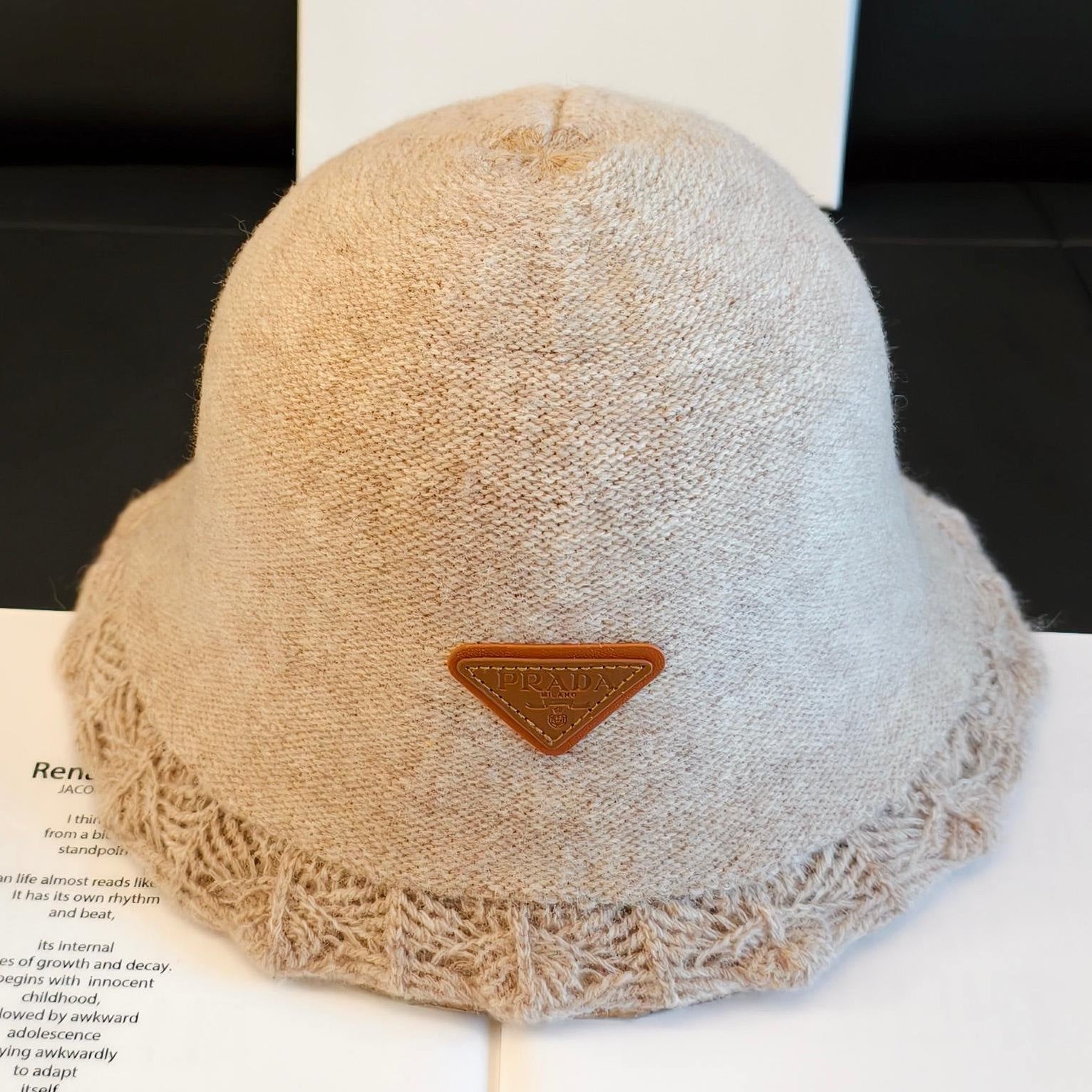 Prada Wool Bucket Hat 454069