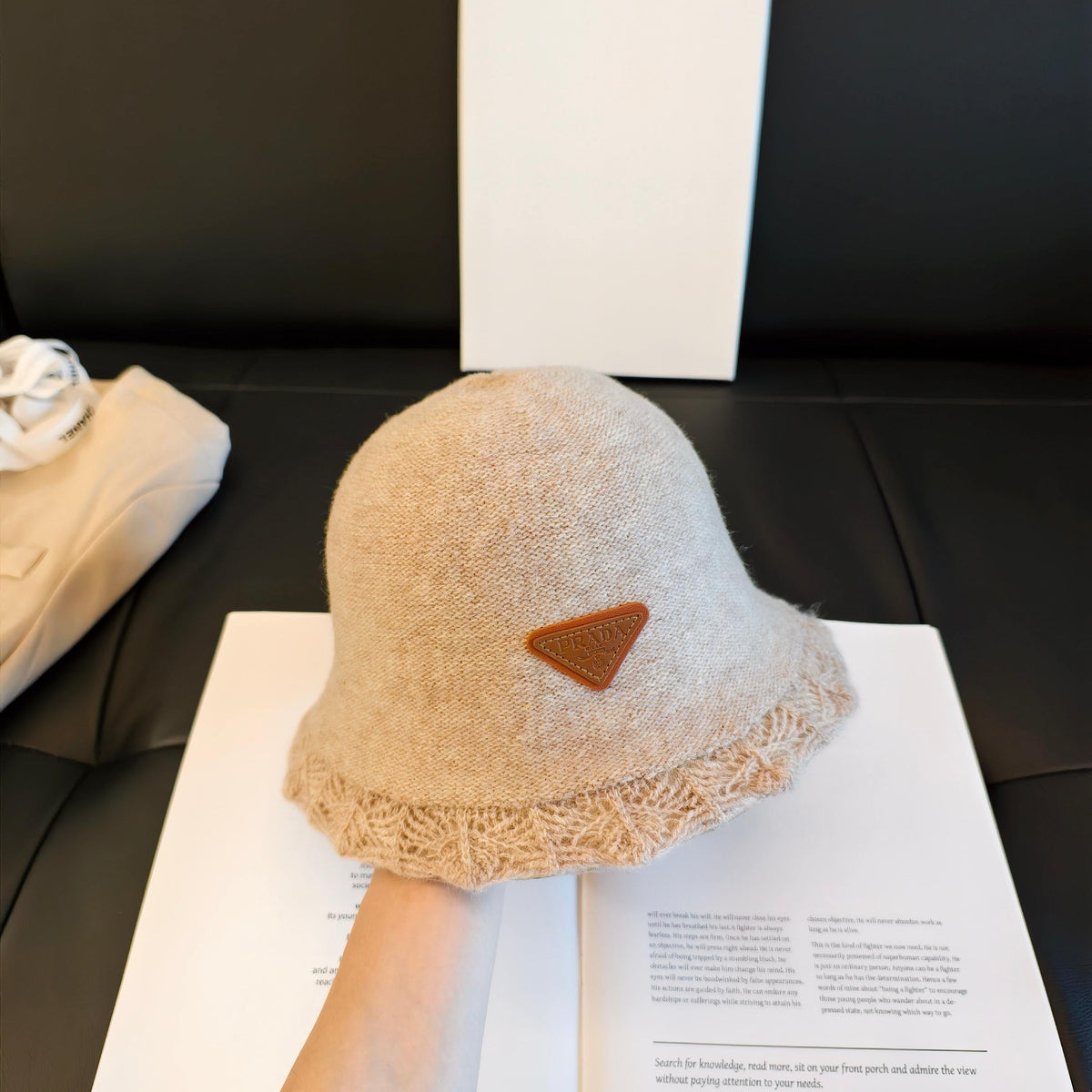 Prada Wool Bucket Hat 454069