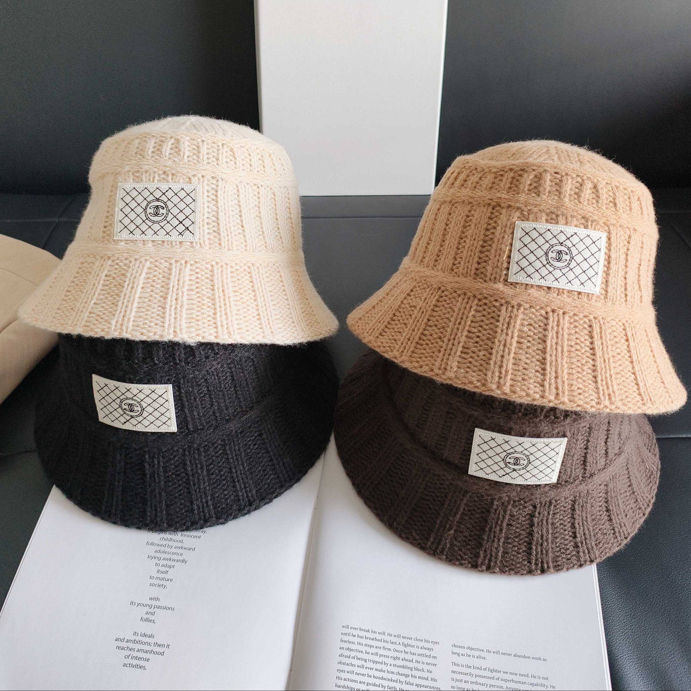 Chanel Knitted Bucket Hat 454077