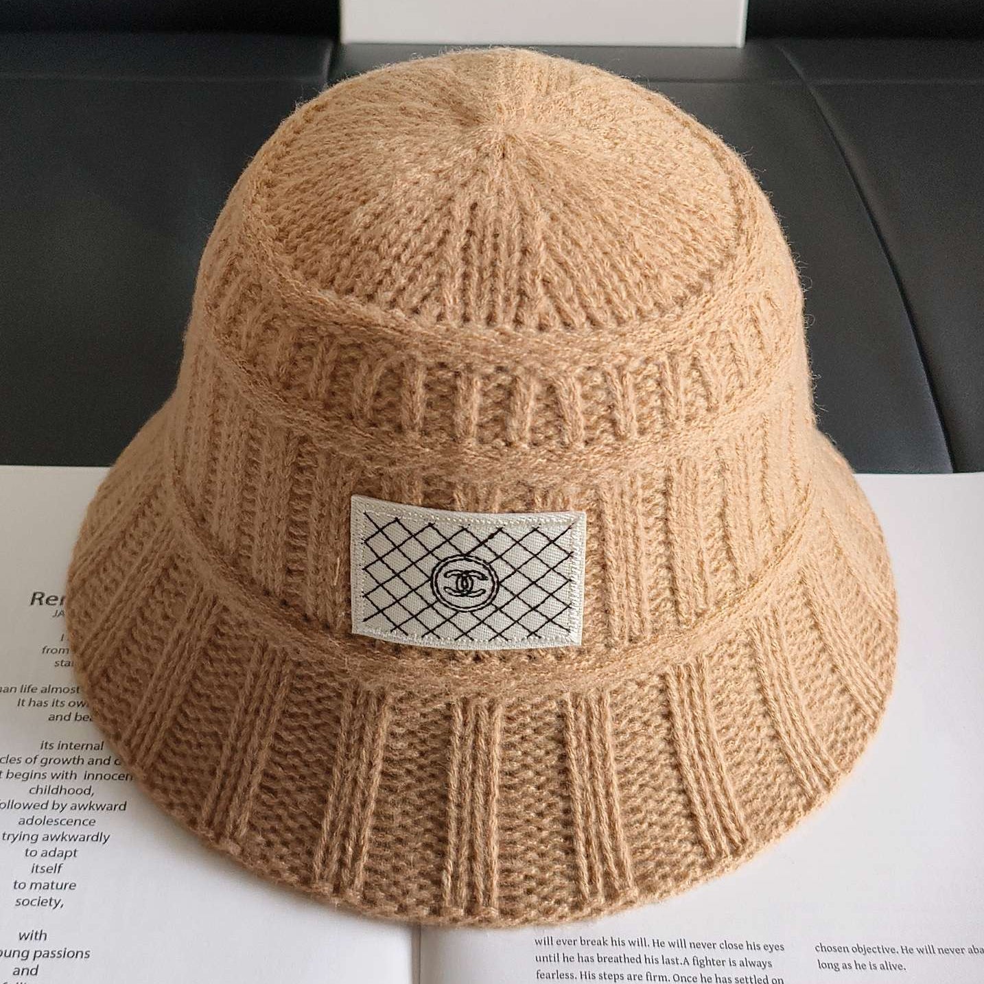 Chanel Knitted Bucket Hat 454077