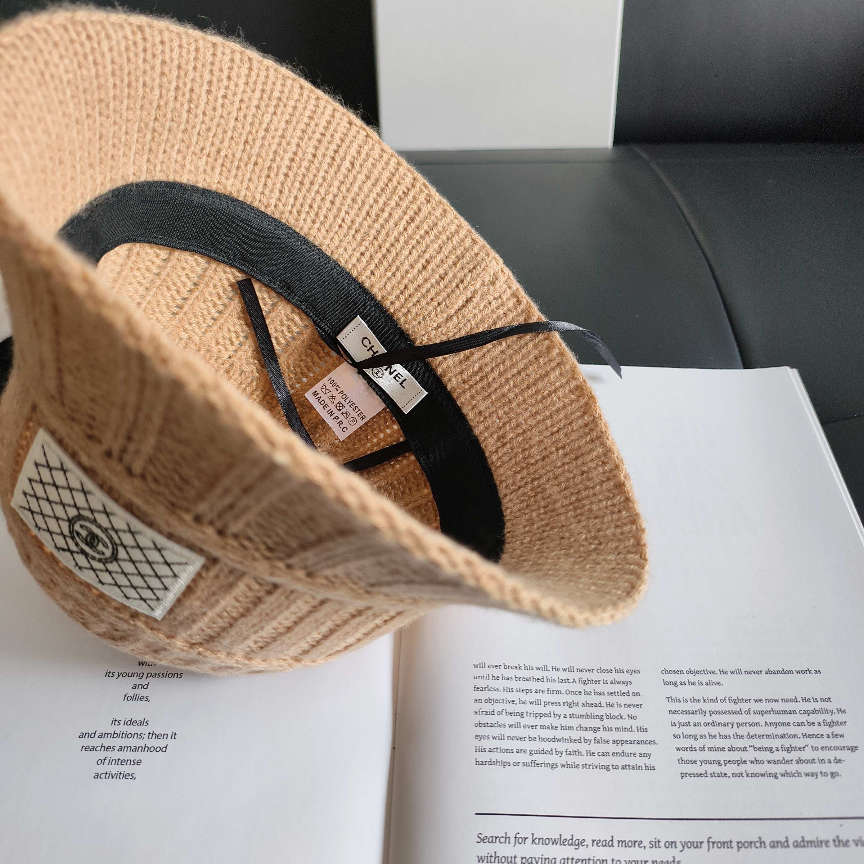 Chanel Knitted Bucket Hat 454077