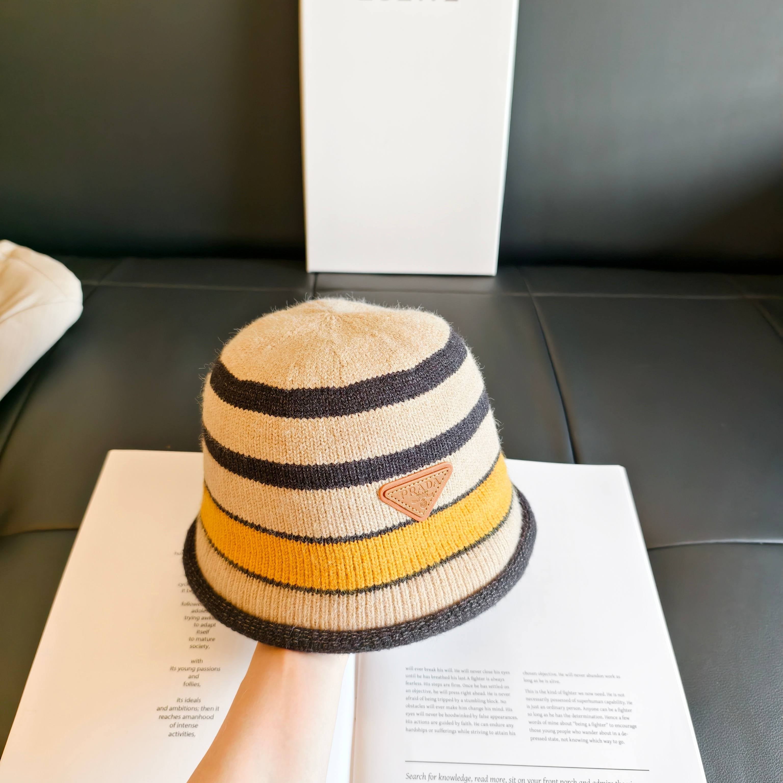 Prada Knit Bucket Hat 454084