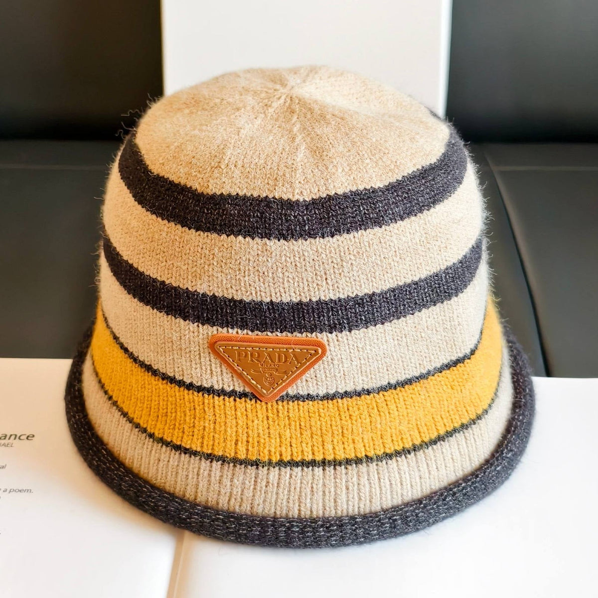 Prada Knit Bucket Hat 454084