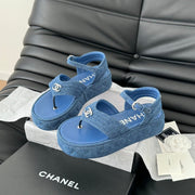 CC 25S Slingback Sandal Blue Denim