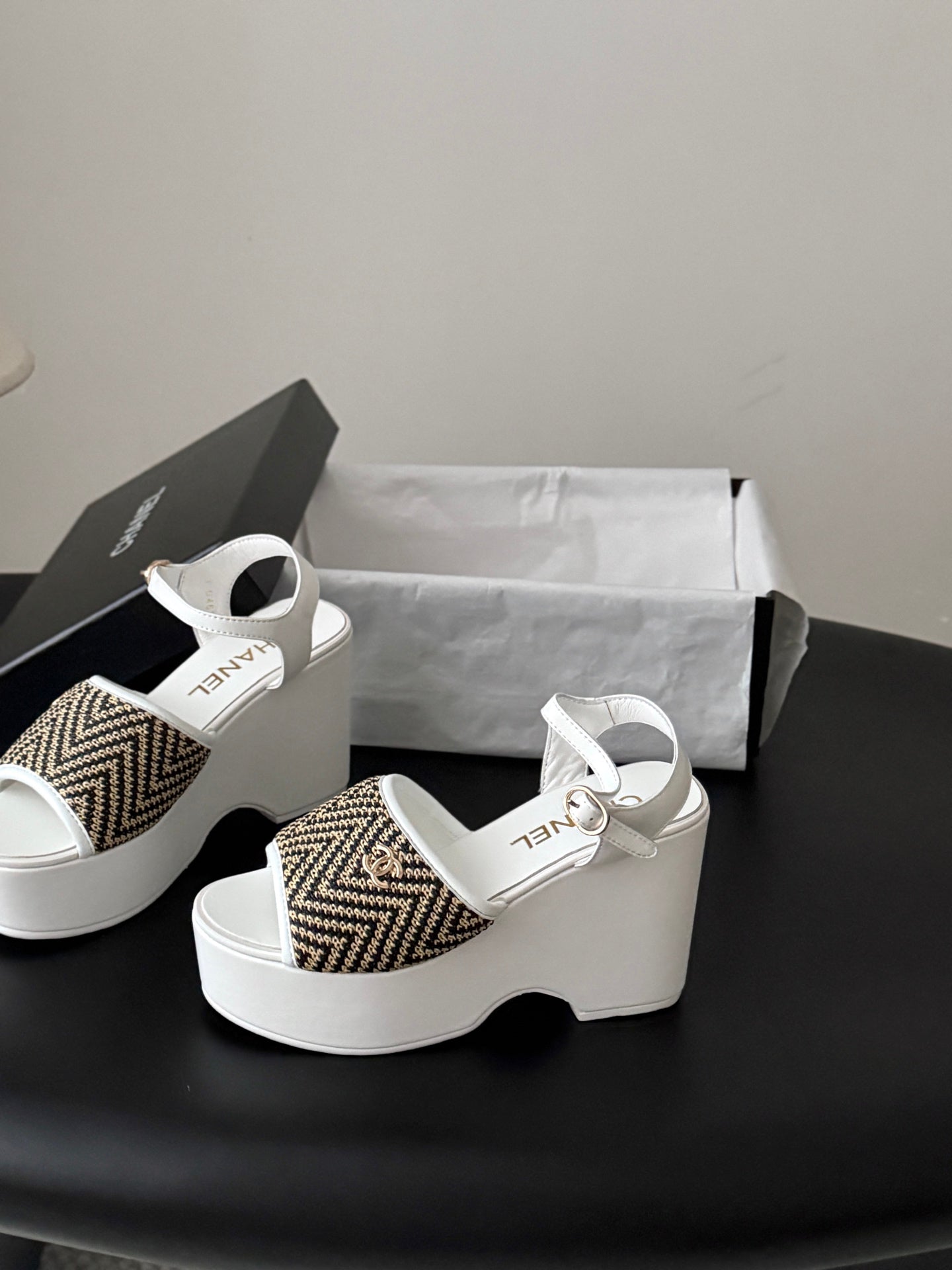 Chanel 2026 Sandals 120mm Lambskin 926361