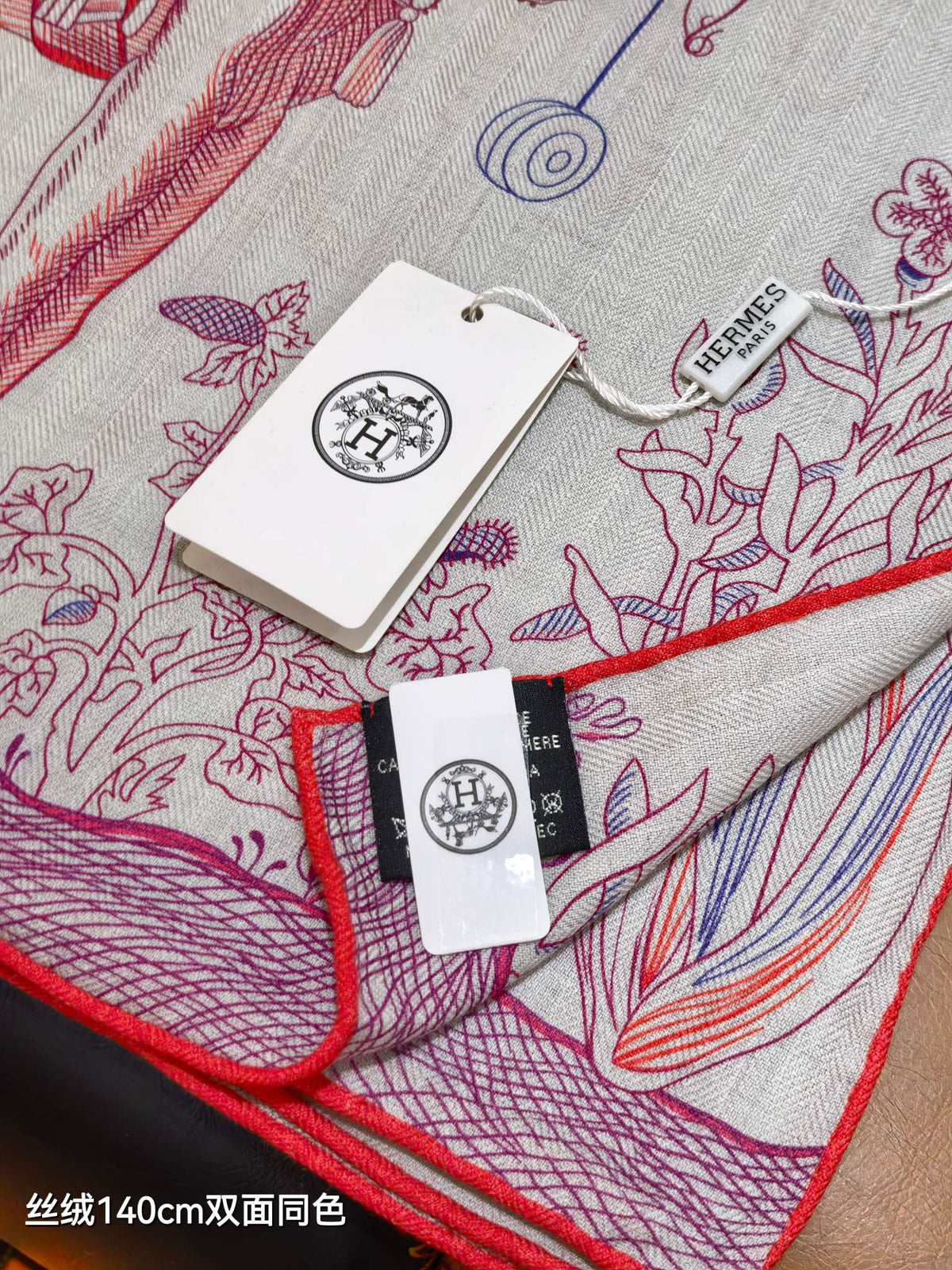 Hermes 2026 Della Cavalleria Favolosa Scarf 140cm Cashmere Silk 534752