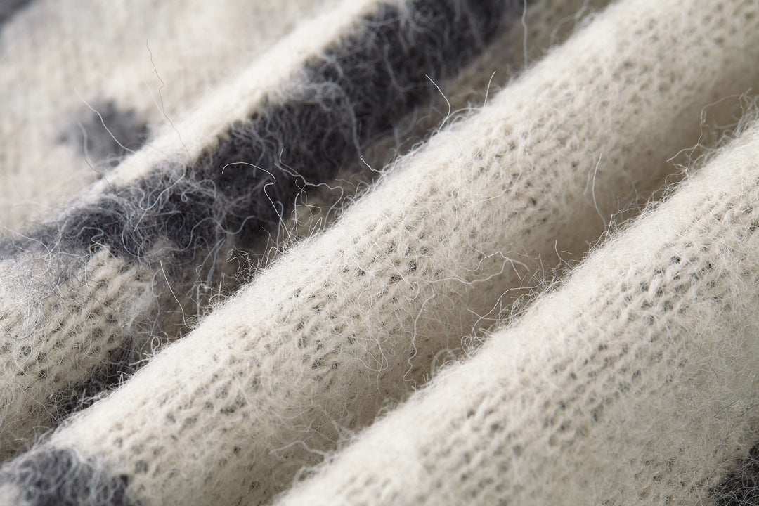 GG 25 Double-sided cardigan Grey Cashmere 0010