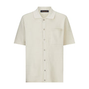 LV Embossed Safari Monogram T Shirt Beige Cotton Knit