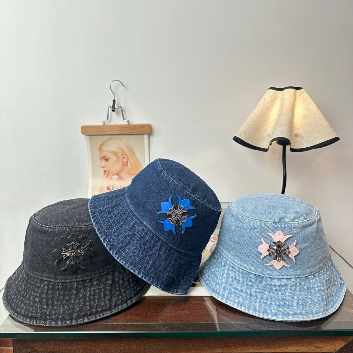 Chrome Hearts Denim Fisherman Hat 514948