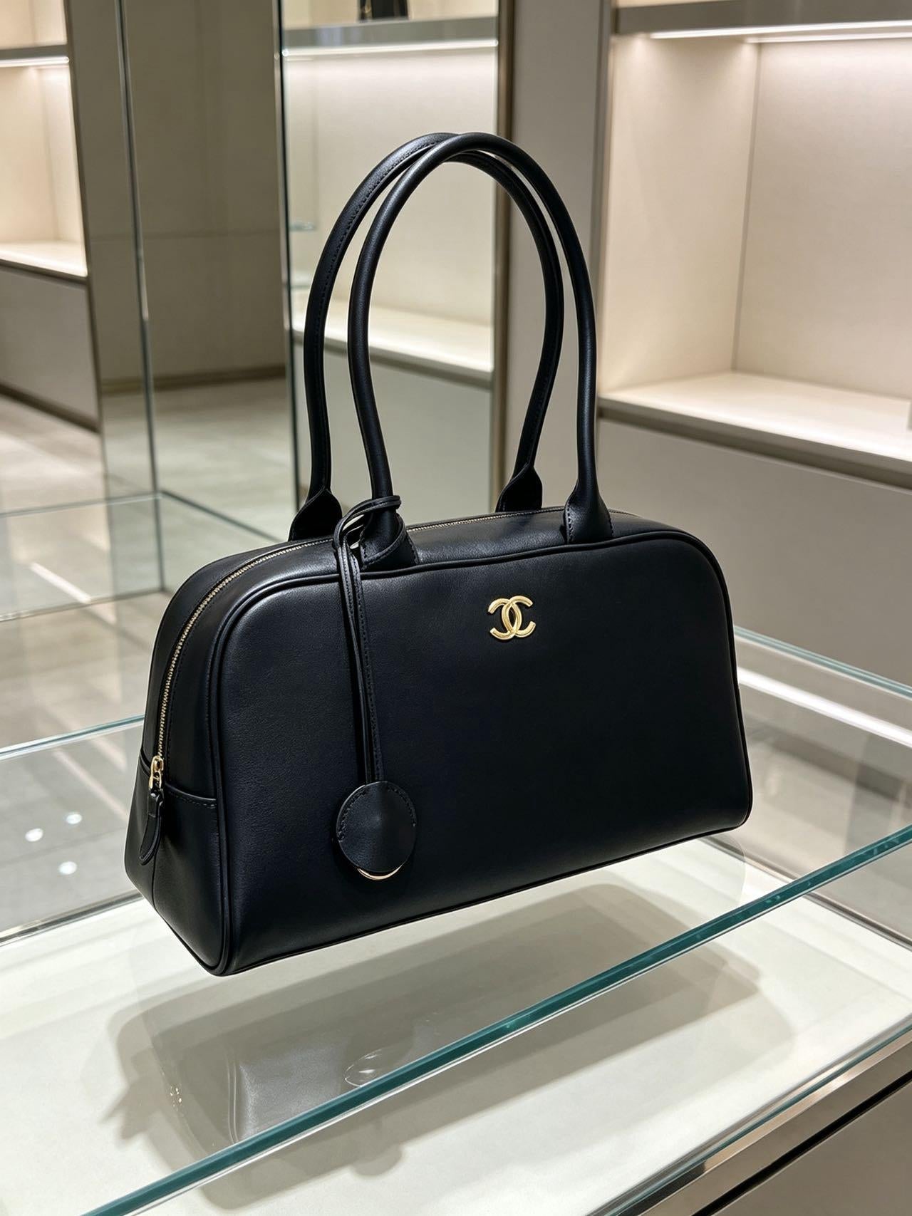 Chanel 2026  Bowling Bag 29cm Multicolors Calfskin