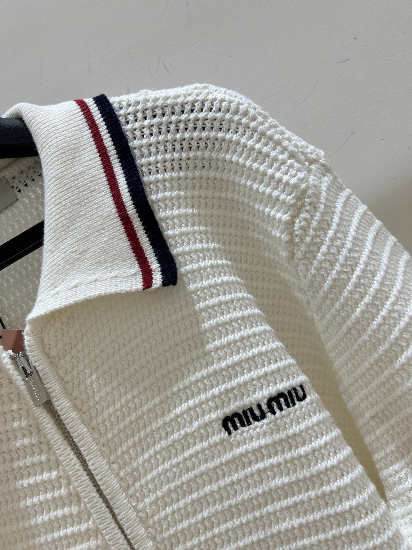 Miumiu 2025 Cardigan White Cotton