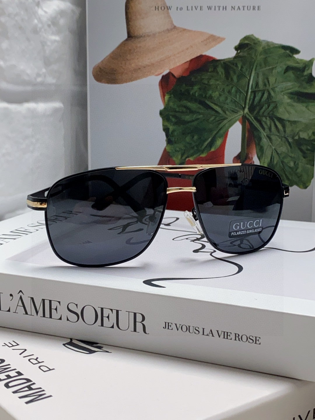 NAVIGATOR FRAME SUNGLASSES 570256 IN METAL