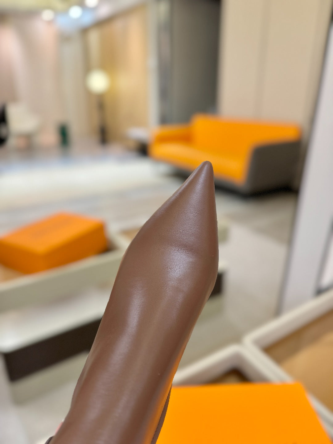 LV 25 Runway Ankle Boots 90 Brown Calfskin 573864