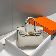 HM Birkin 20cm Pearl Gray Togo Leather Gold Hardware