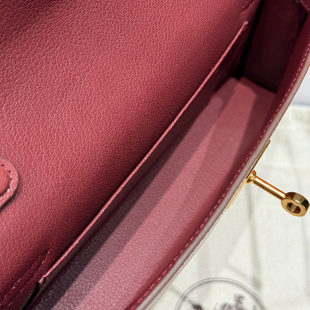 High-end Hermes 2026 Kelly Elan 27cm Calfskin