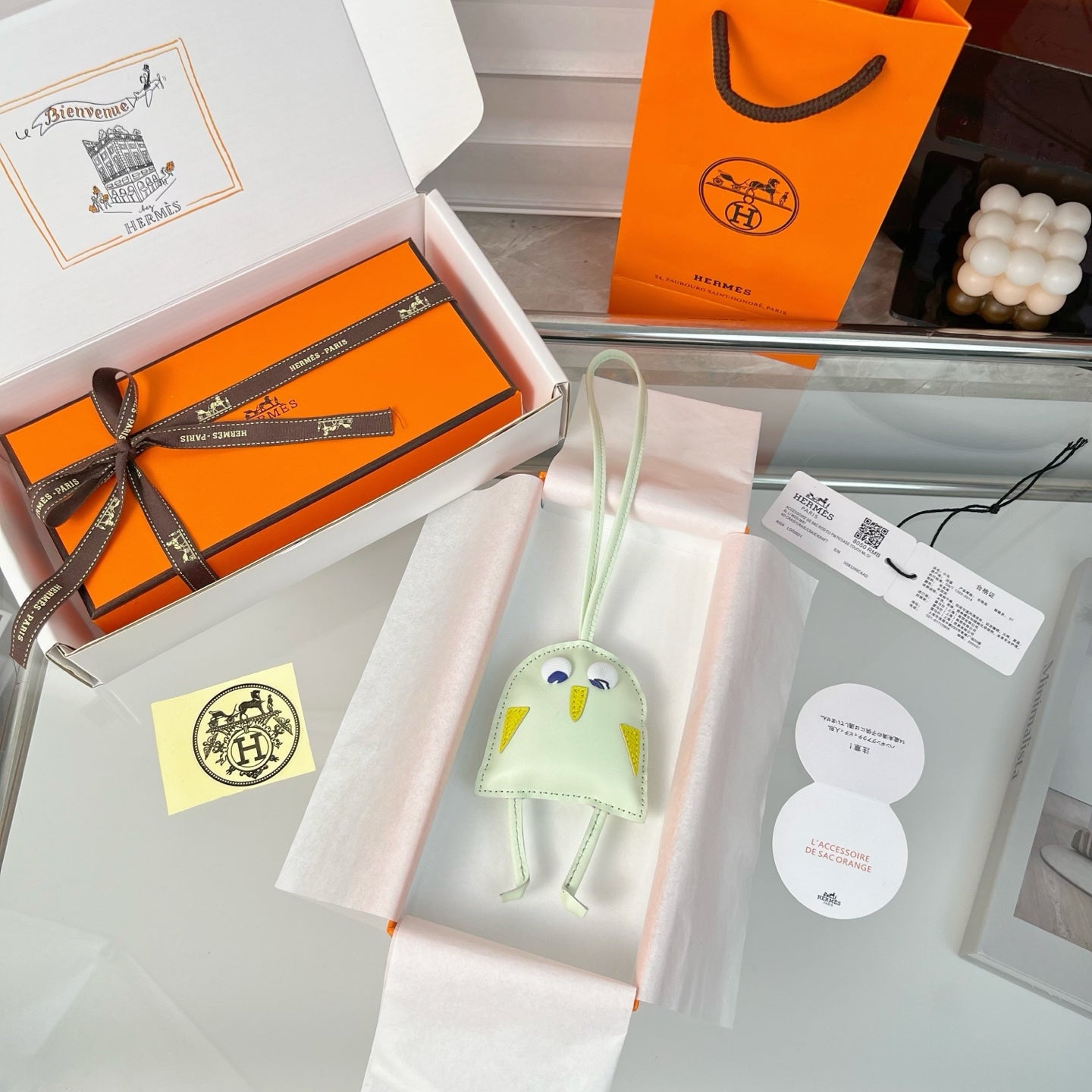 HM Chick Charm Lambskin