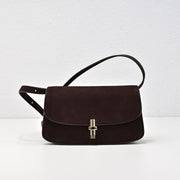 The Row Sofia 19cm Chocolate Suede