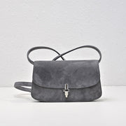 The Row Sofia 19cm Dark Grey Suede