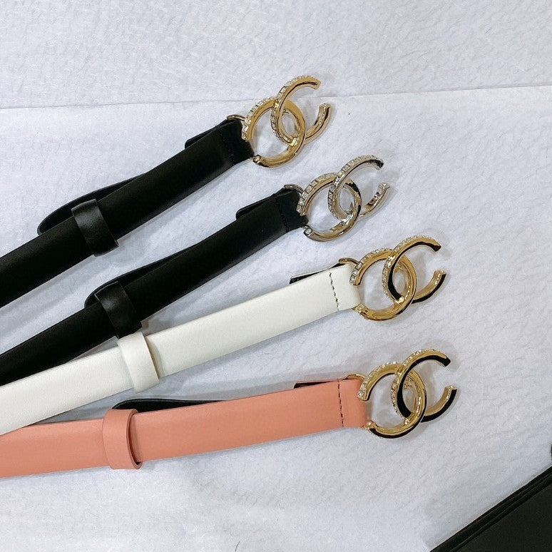 Chanel 2026 CC Rhinestone Studded 20mm Calfskin