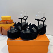 HM Sandalen Jam 30 Black Suede 212227