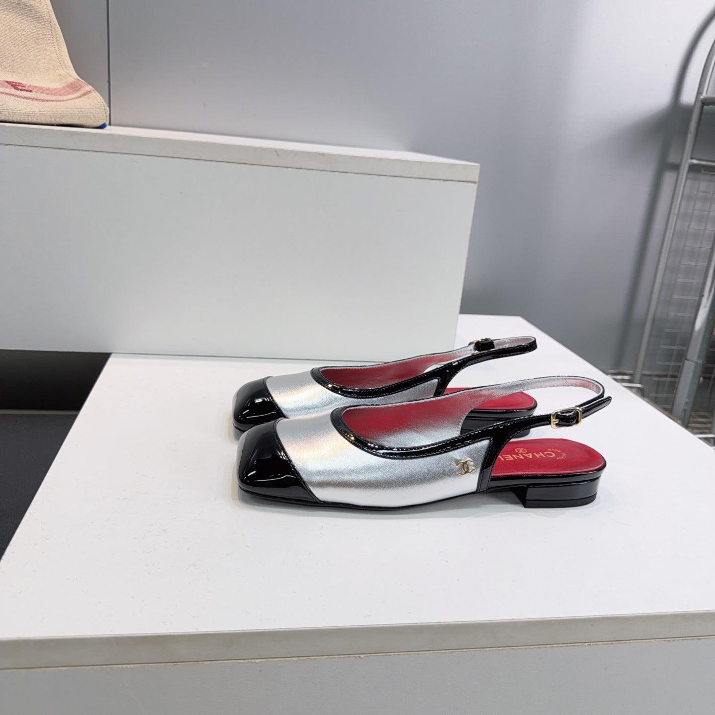 Chanel 2026 Square Toe Slingback Patent Leather 942738