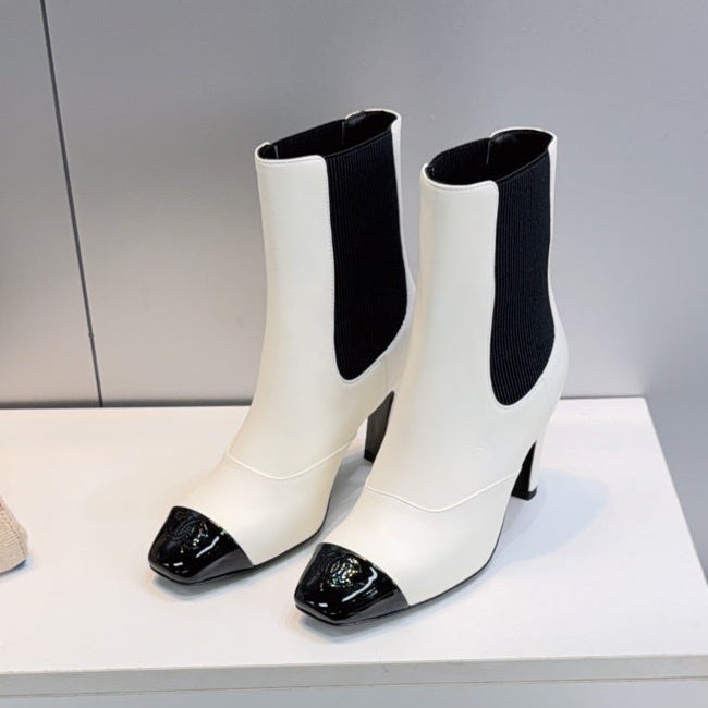 Chanel 2026 Chelsea Ankle Boots 65mm Suede Sheepskin 942747
