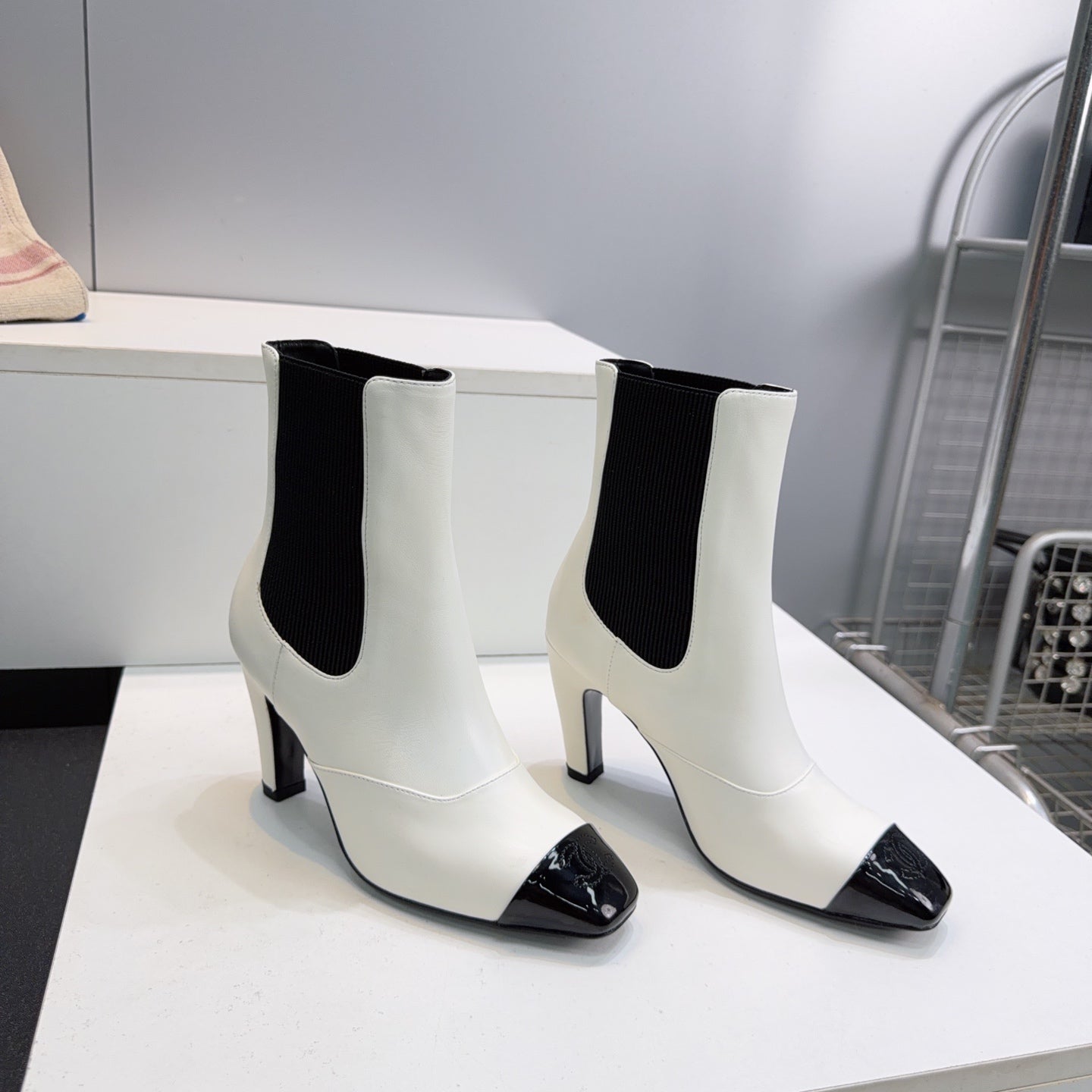 Chanel 2026 Chelsea Ankle Boots 65mm Suede Sheepskin 942747