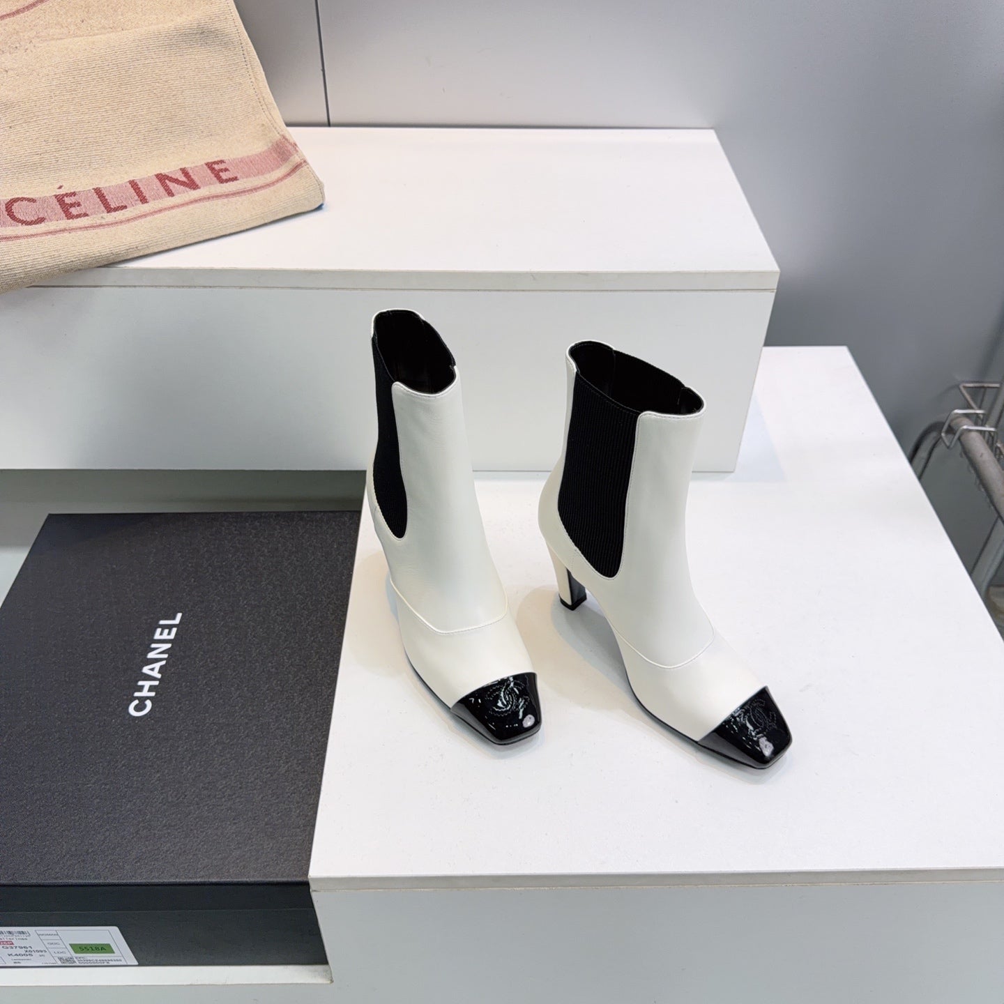 Chanel 2026 Chelsea Ankle Boots 65mm Suede Sheepskin 942747