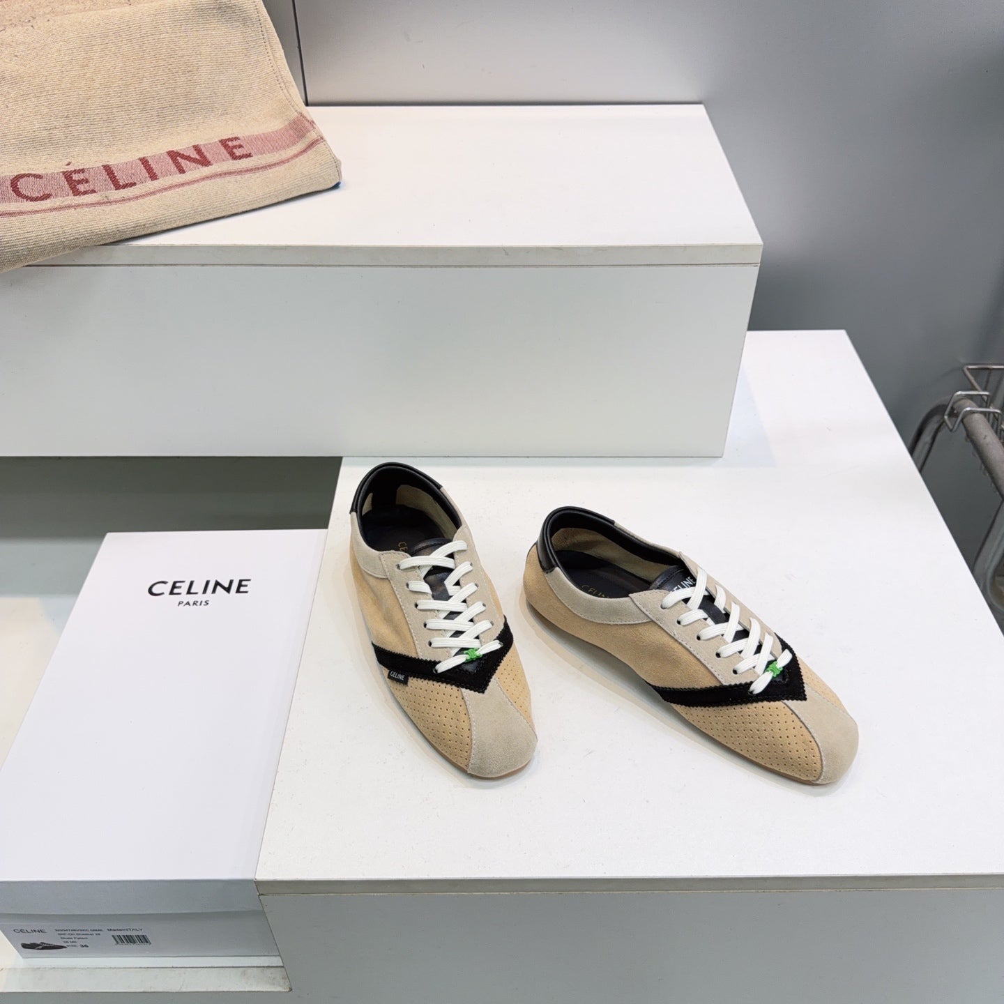 Celine 2026 The Flat Sneakers Suede 107304