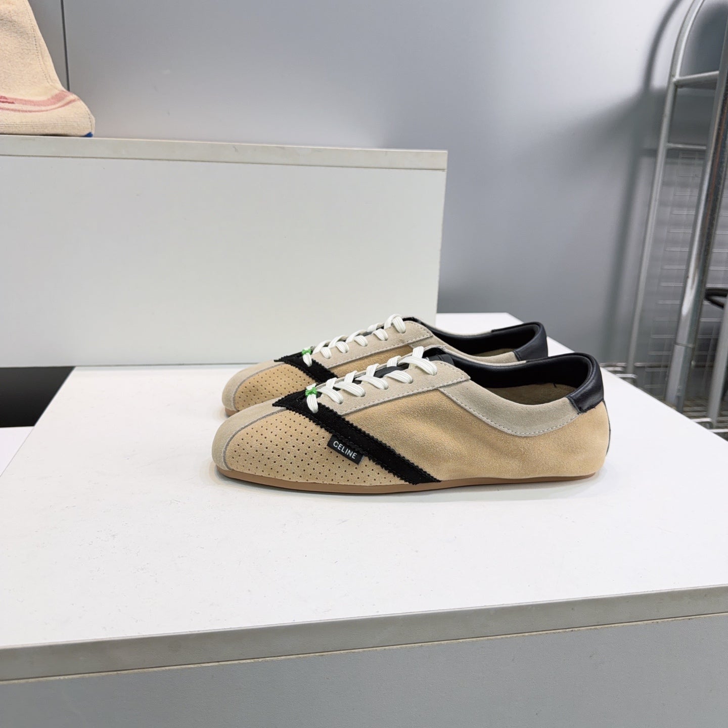 Celine 2026 The Flat Sneakers Suede 107304