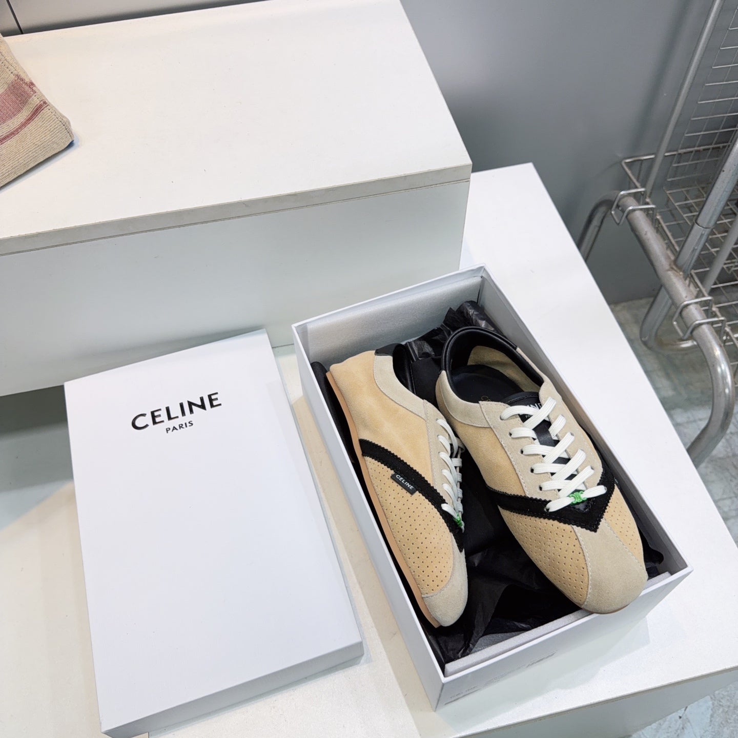 Celine 2026 The Flat Sneakers Suede 107304