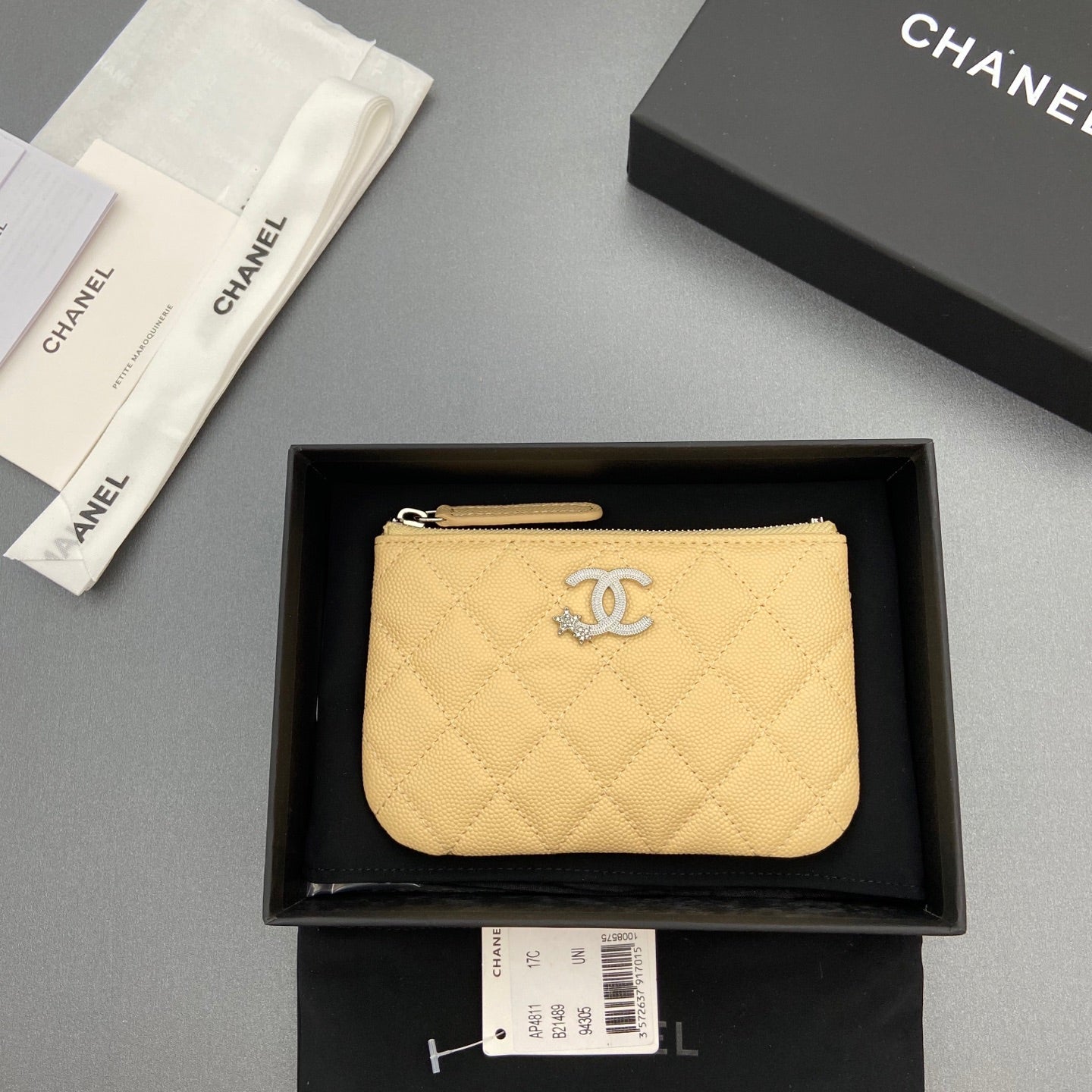 Chanel 25 Pouch 15cm Grained Calfskin 325090