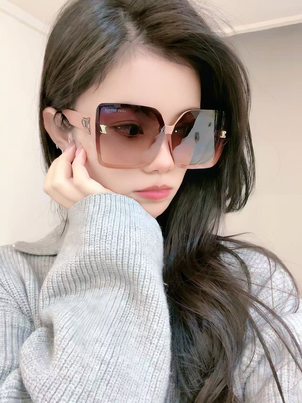 SQUARE SUNGLASSES L3230 IN ACETATE