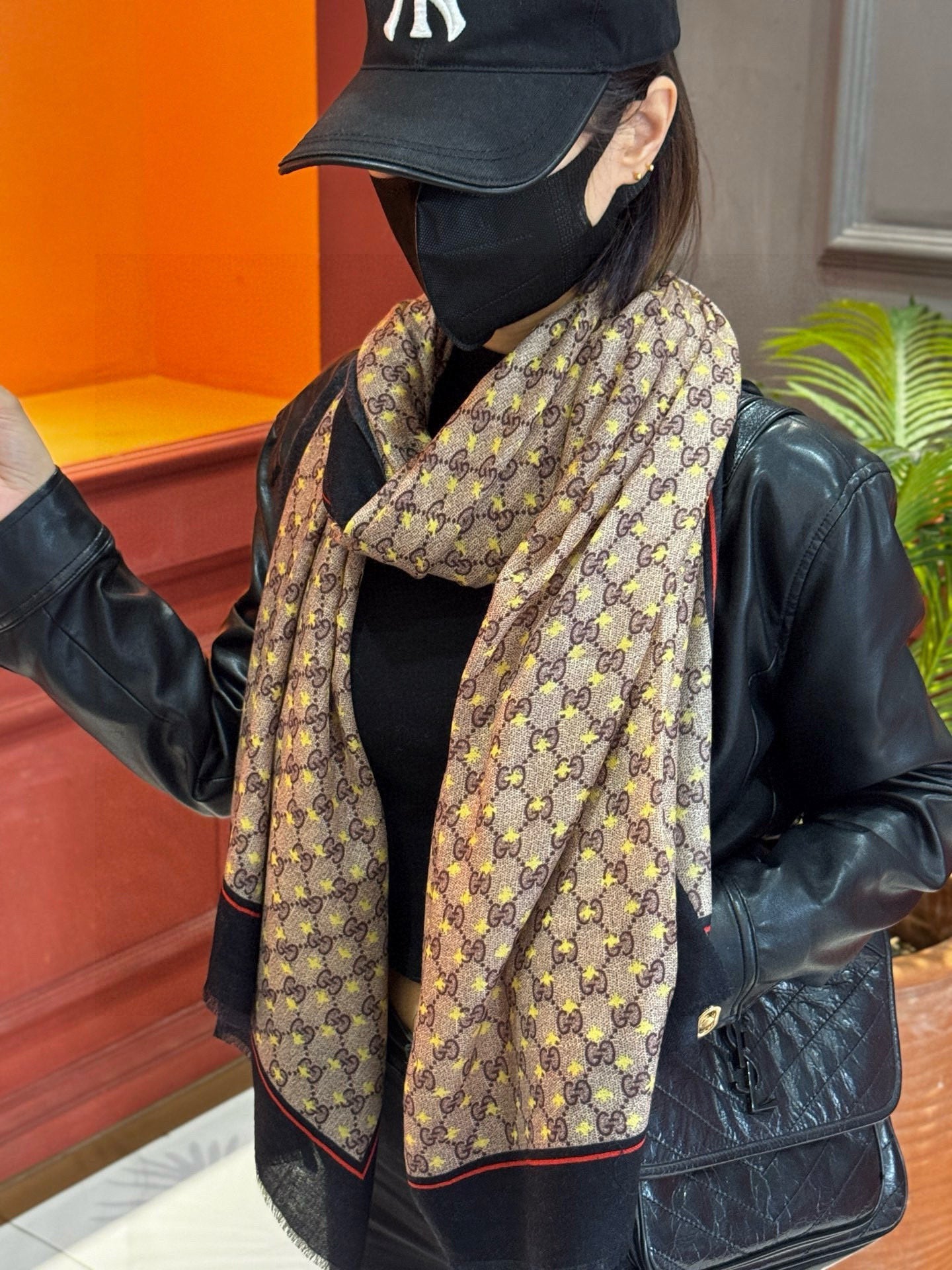 GG Classic 200CM Brown Black Wool 287729