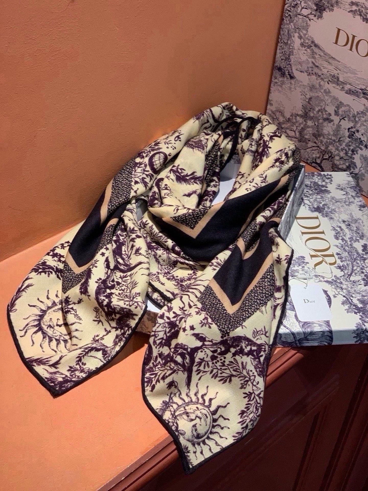 Dior 2026 Scarf 135cm Silk And Cashmere 212156