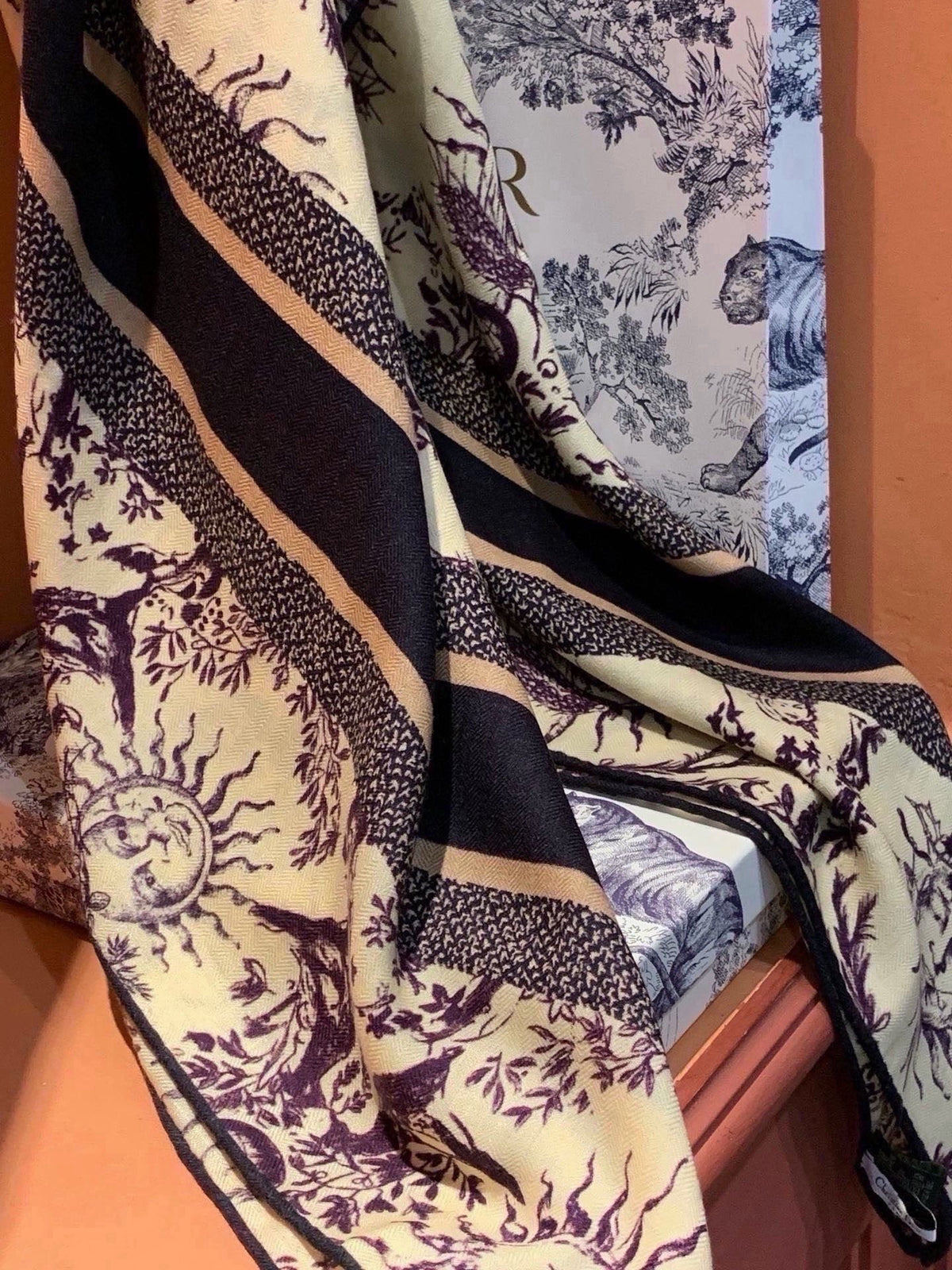 Dior 2026 Scarf 135cm Silk And Cashmere 212156