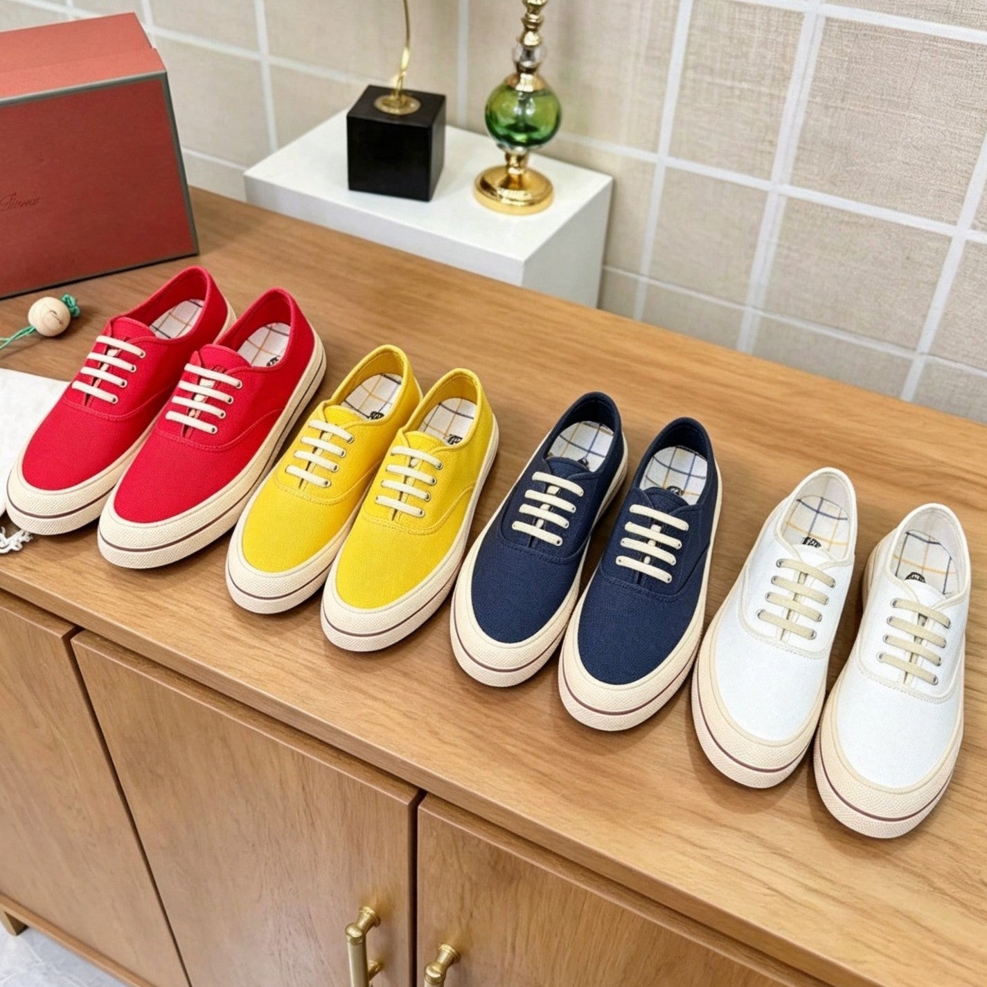 Loro Piana 2026 Tennis Walk LP Casual Sneaker Canvas 935782