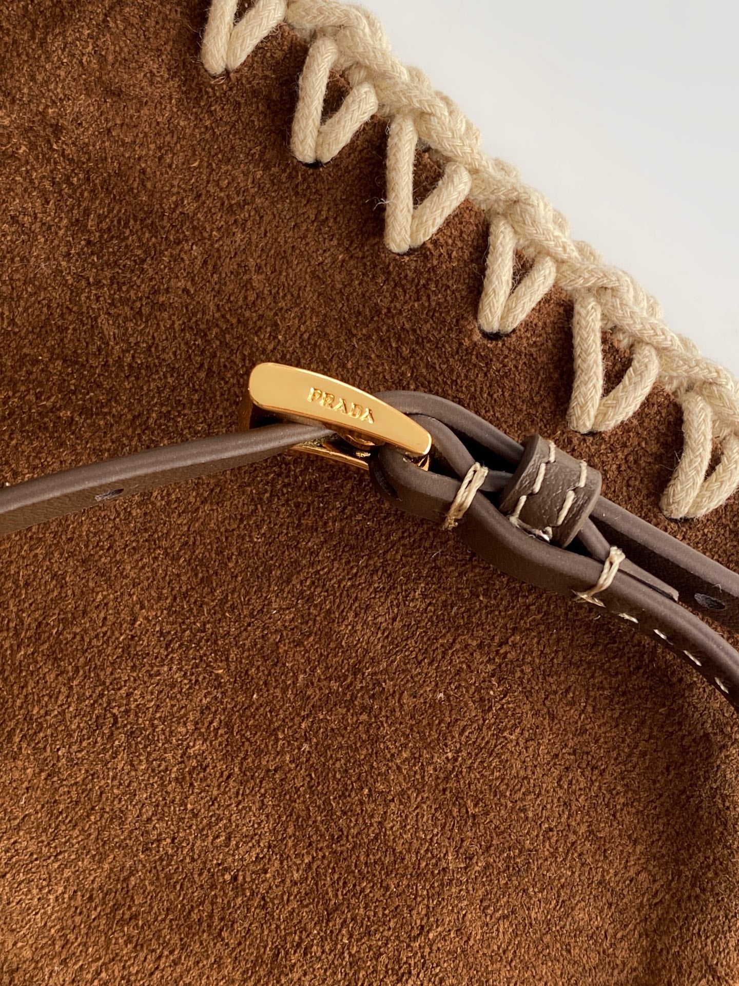 Prada 2026 Phone Bag Suede