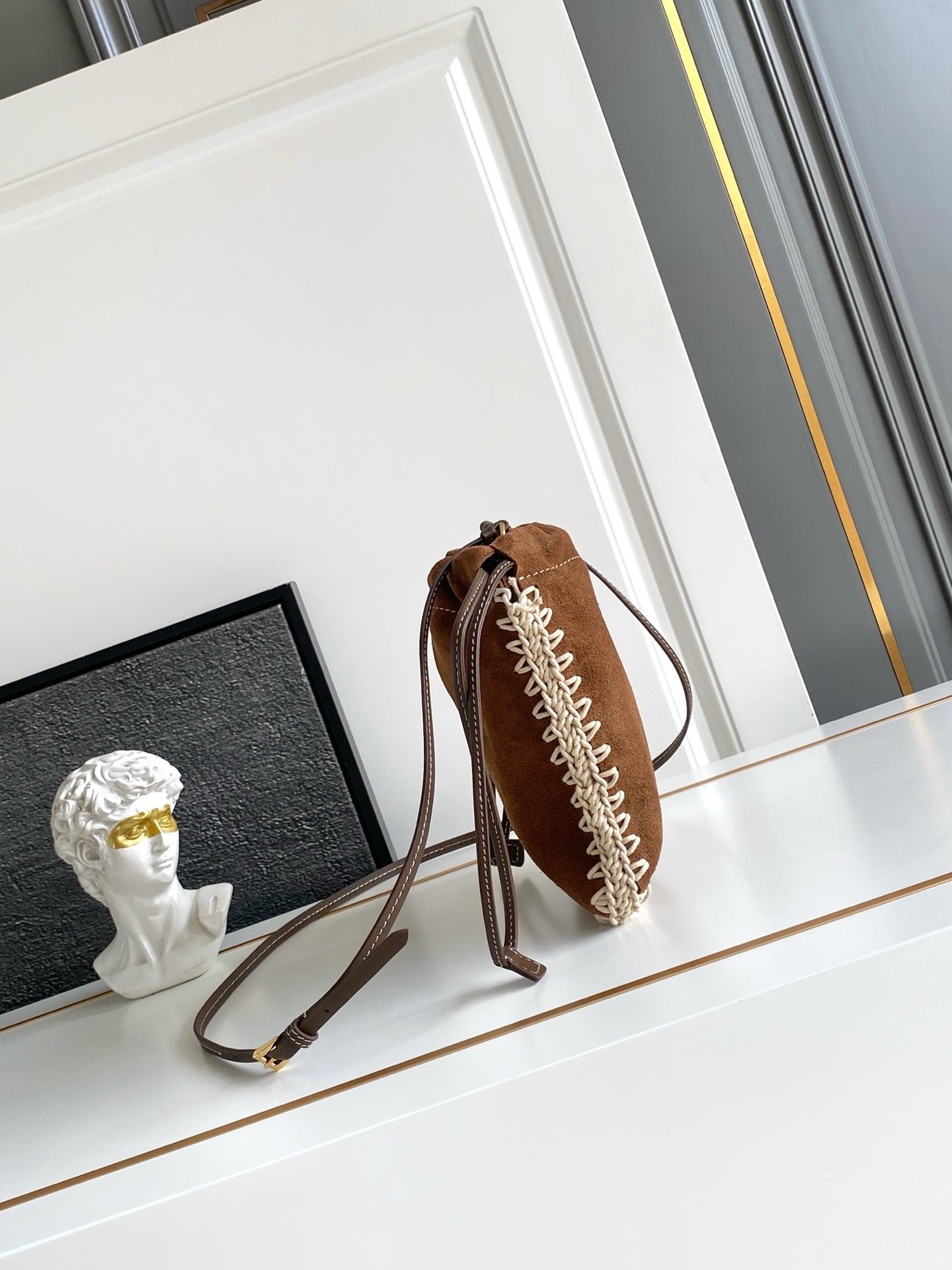 Prada 2026 Phone Bag Suede
