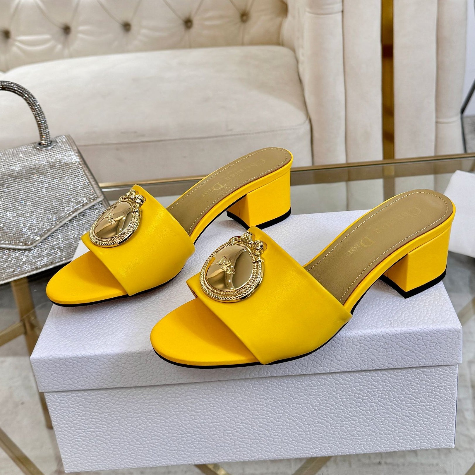 Dior 2026 Boy Heeled Sandal 55mm Calfskin 927392